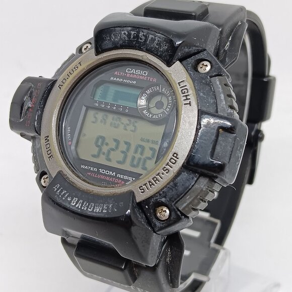 Casio Forester FTS-100 Mens 46 mm Twin Sensor Alti/Barometer Multifunction Watch - Picture 1 of 11